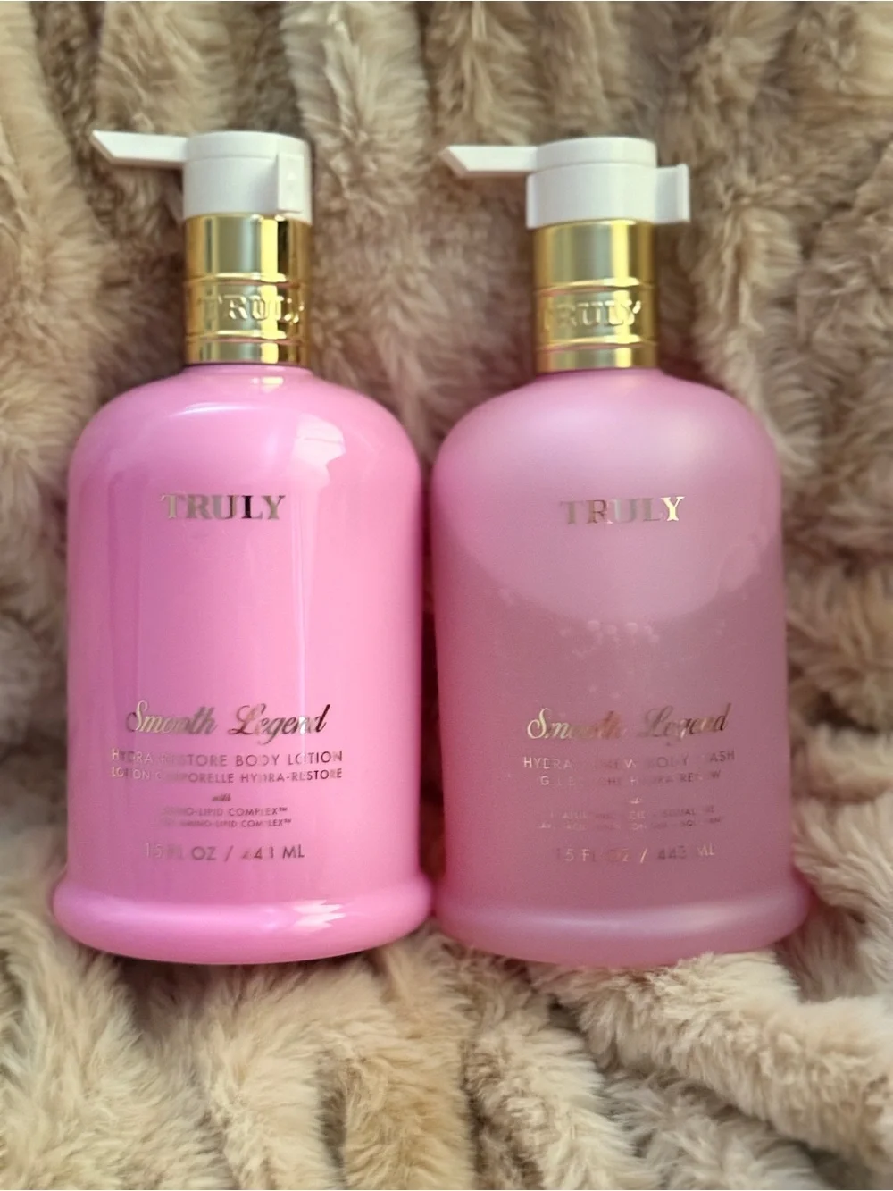 TRULY Smooth Legend Pink Hydra-Restore Body Lotion & Wash